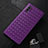 Custodia Silicone Morbida In Pelle Cover H01 per Samsung Galaxy Note 10 Plus 5G Viola