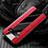 Custodia Silicone Morbida In Pelle Cover H01 per Samsung Galaxy S10 5G Rosso