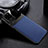 Custodia Silicone Morbida In Pelle Cover H01 per Samsung Galaxy S20 Ultra 5G Blu