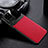 Custodia Silicone Morbida In Pelle Cover H01 per Samsung Galaxy S20 Ultra Rosso