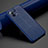 Custodia Silicone Morbida In Pelle Cover H01 per Xiaomi Mi 11 5G Blu