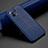 Custodia Silicone Morbida In Pelle Cover H01 per Xiaomi Mi 11 Lite 5G Blu