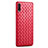 Custodia Silicone Morbida In Pelle Cover H01 per Xiaomi Mi A3 Rosso