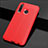 Custodia Silicone Morbida In Pelle Cover H02 per Huawei Honor 20 Lite Rosso