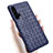 Custodia Silicone Morbida In Pelle Cover H02 per Huawei Honor 20 Pro Blu