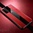 Custodia Silicone Morbida In Pelle Cover H02 per Huawei Honor 30 Lite 5G Rosso