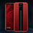 Custodia Silicone Morbida In Pelle Cover H02 per Huawei Mate 20 Pro Rosso