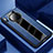Custodia Silicone Morbida In Pelle Cover H02 per Huawei Mate 30E Pro 5G Blu