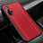 Custodia Silicone Morbida In Pelle Cover H02 per Huawei Nova 5T Rosso