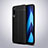 Custodia Silicone Morbida In Pelle Cover H02 per Samsung Galaxy A70 Nero
