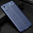 Custodia Silicone Morbida In Pelle Cover H02 per Xiaomi Redmi 9AT Blu