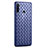 Custodia Silicone Morbida In Pelle Cover H02 per Xiaomi Redmi Note 8 Blu
