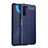 Custodia Silicone Morbida In Pelle Cover H03 per Huawei Honor X10 5G Blu