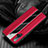 Custodia Silicone Morbida In Pelle Cover H03 per Huawei Nova 5 Pro Rosso