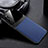 Custodia Silicone Morbida In Pelle Cover H03 per Huawei P30 Pro Blu