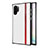 Custodia Silicone Morbida In Pelle Cover H03 per Samsung Galaxy Note 10 Plus Bianco