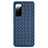 Custodia Silicone Morbida In Pelle Cover H03 per Samsung Galaxy S20 5G Blu