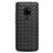 Custodia Silicone Morbida In Pelle Cover H04 per Huawei Mate 20 X 5G Nero