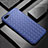 Custodia Silicone Morbida In Pelle Cover H04 per Oppo R15X Blu