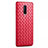 Custodia Silicone Morbida In Pelle Cover H04 per Oppo R17 Pro Rosso