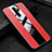 Custodia Silicone Morbida In Pelle Cover H04 per Xiaomi Redmi Note 8 Pro Rosso