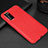 Custodia Silicone Morbida In Pelle Cover H05 per Huawei Honor V30 5G Rosso