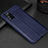 Custodia Silicone Morbida In Pelle Cover H05 per Huawei Honor View 30 5G Blu