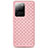 Custodia Silicone Morbida In Pelle Cover H05 per Samsung Galaxy S20 Ultra 5G Rosa