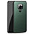 Custodia Silicone Morbida In Pelle Cover H06 per Huawei Mate 20 Verde