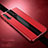Custodia Silicone Morbida In Pelle Cover H06 per Huawei Nova 5i Rosso