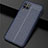 Custodia Silicone Morbida In Pelle Cover H06 per Huawei Nova 6 SE Blu