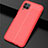 Custodia Silicone Morbida In Pelle Cover H06 per Huawei Nova 6 SE Rosso