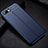 Custodia Silicone Morbida In Pelle Cover H07 per Oppo K1 Blu