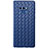 Custodia Silicone Morbida In Pelle Cover L01 per Samsung Galaxy Note 9 Blu