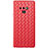 Custodia Silicone Morbida In Pelle Cover L01 per Samsung Galaxy Note 9 Rosso