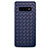 Custodia Silicone Morbida In Pelle Cover L02 per Samsung Galaxy S10 Blu