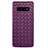 Custodia Silicone Morbida In Pelle Cover L02 per Samsung Galaxy S10 Viola