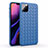 Custodia Silicone Morbida In Pelle Cover per Apple iPhone 11 Pro Blu