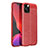 Custodia Silicone Morbida In Pelle Cover per Apple iPhone 12 Max