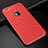 Custodia Silicone Morbida In Pelle Cover per Apple iPhone 6 Plus Rosso