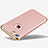 Custodia Silicone Morbida In Pelle Cover per Apple iPhone SE (2020) Oro Rosa