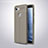 Custodia Silicone Morbida In Pelle Cover per Google Pixel 3 Grigio