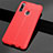 Custodia Silicone Morbida In Pelle Cover per Huawei Enjoy 10 Plus Rosso