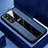 Custodia Silicone Morbida In Pelle Cover per Huawei Honor 30 Lite 5G Blu