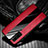 Custodia Silicone Morbida In Pelle Cover per Huawei Honor 30 Pro Rosso