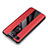 Custodia Silicone Morbida In Pelle Cover per Huawei Honor V20 Rosso