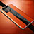 Custodia Silicone Morbida In Pelle Cover per Huawei Honor V30 5G Arancione