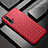 Custodia Silicone Morbida In Pelle Cover per Huawei Nova 5 Pro Rosso