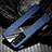 Custodia Silicone Morbida In Pelle Cover per Huawei Nova 7 Pro 5G Blu