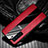 Custodia Silicone Morbida In Pelle Cover per Huawei Nova 7 SE 5G Rosso